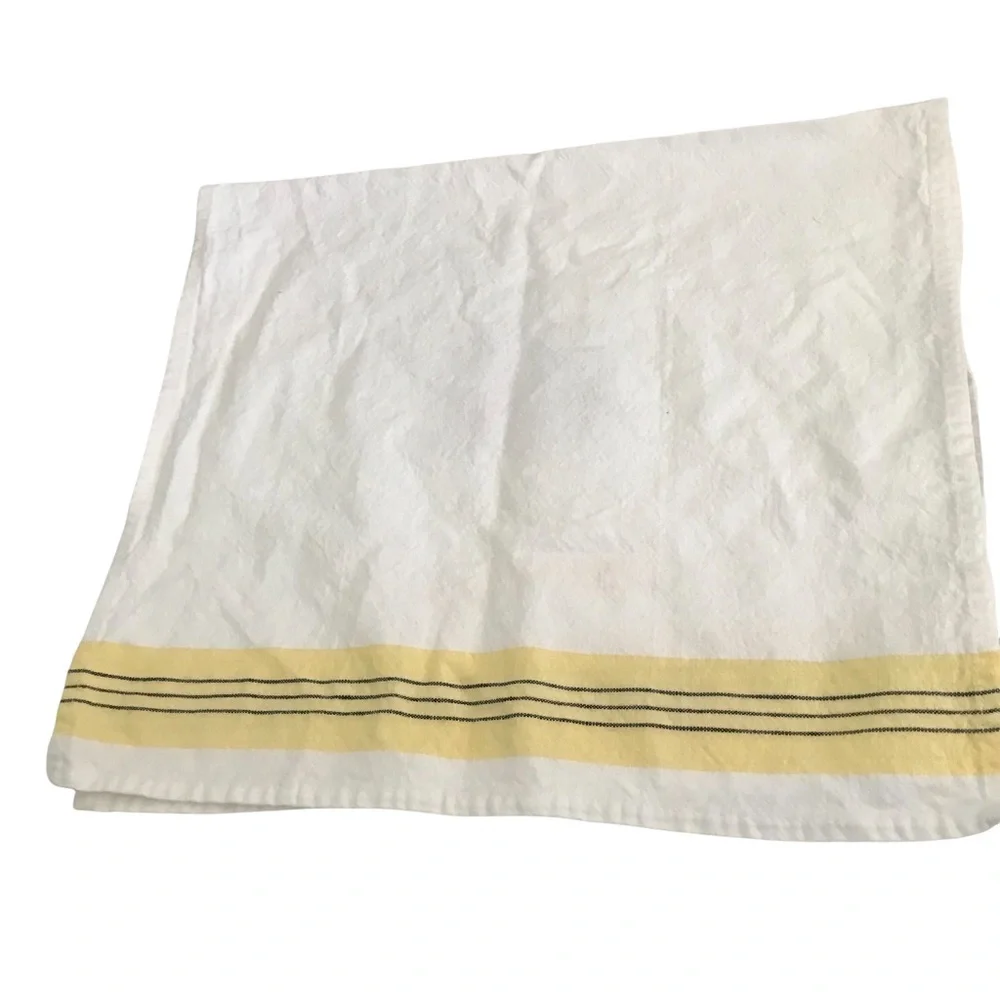 VINTAGE Flour Sack Dishtowels Saturday Sunday Embroidery